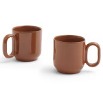 HAY Hrnček Barro Cup Natural – set 2 ks