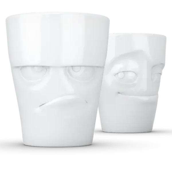 FIFTYEIGHT Grummelig Verschmitzt biela / Hrnček / 350 ml (T012701)