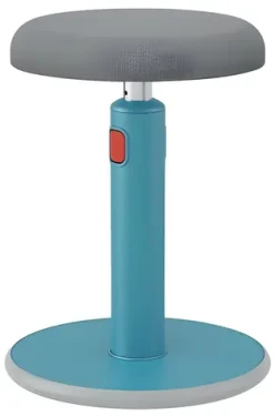 Leitz Balančná stolička Ergo Cosy Stool Calm Blue / Sedenie aj státie / nosnosť 110 kg / výška 46-79 cm / 5,5 kg (65180061)