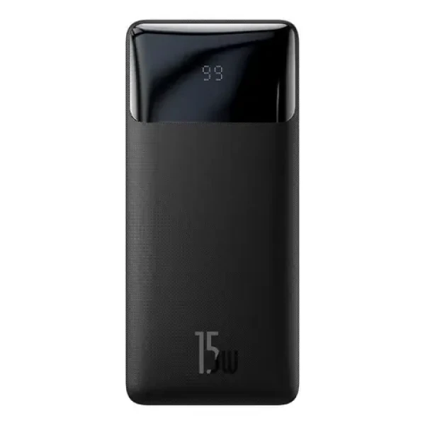 Baseus Bipow Powerbank 10000mAh (PPBD050001) čierna / 15W / 2x USB-A / 1x USB-C (PPBD050001)