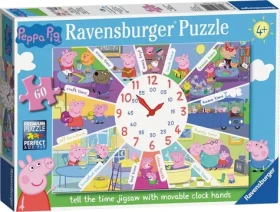 Ravensburger Puzzle s hodinami Prasiatko Peppa XL