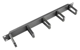 Lanberg AK-1202-B čierna / Organizér káblov / 19" / 1U (AK-1202-B)