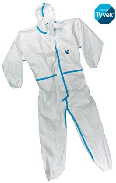 DuPont-Tyvek Ochranná kombinéza TYVEK CLASSIC PLUS Farba: Biela, Veľkosť: XL (C81595)