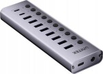 Unitek Hub USB C/USB A 10w1 5Gbps z włącznikami portów