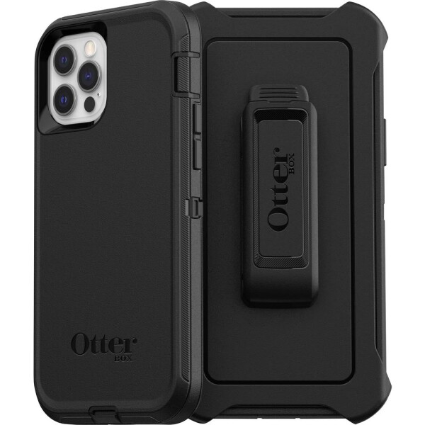 Otterbox Defender zadný kryt na mobil Apple iPhone 12, iPhone 12 Pro čierna; 77-65401