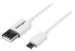 StarTech USB-A - Micro-USB B biela / Kábel / USB 2.0 / 480 Mbit/s / 0,5 m (USBPAUB50CMW)