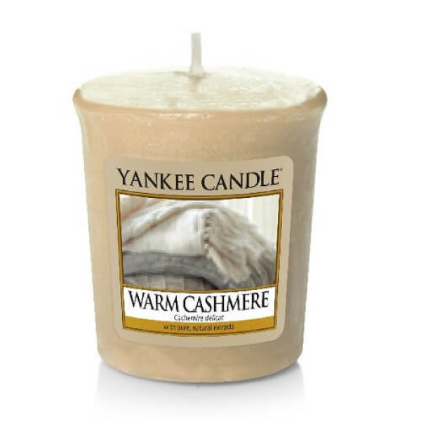 Yankee Candle Warm Cashmere vonná sviečka votívna 49g / doba horenia: až 15h (5038581016931)