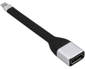 Techly ICOC-USBC-DP12 čierna / Adaptér USB-C na DisplayPort / 4K 60Hz / 0,131 m (ICOC-USBC-DP12)