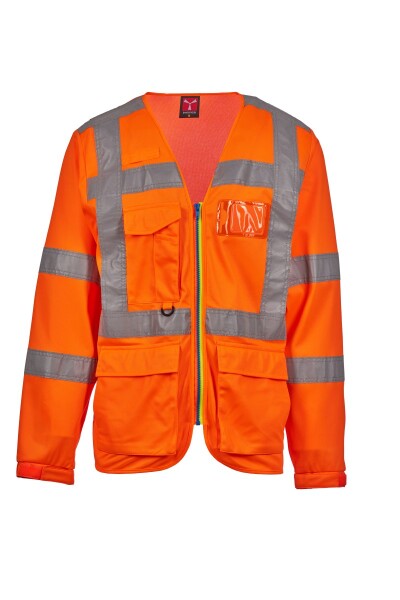 Pracovná reflexná vesta Payper LONG EXO Farba: Oranžová fluo, Veľkosť: L (S00863008802001L)