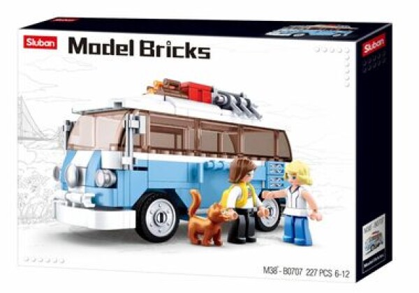 Sluban Model Bricks M38-B0707 Happy bus