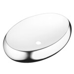 INVENA - Umývadlo na dosku FRESCO biela/chróm CE-31-001-W