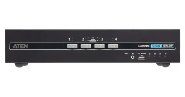 Aten 4- Port USB 4K HDMI Secure (CS1144H4C-AT-G) / KVM switch / 4K UHD / Dual Display / 8x HDMI / USB (CS1144H4C-AT-G)
