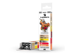 AK interactive AK PLAYMARKERS SET AKM101 HEROES 6 ks akrylových markerov