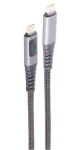Shiverpeaks USB-C nabíjací kábel s displejom 0,5 m / Nabíjací kábel / USB 2.0 / 240 W PD (BS14-59015)