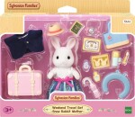 Sylvanian Families: Mamka biely králik a víkendový cestovný set