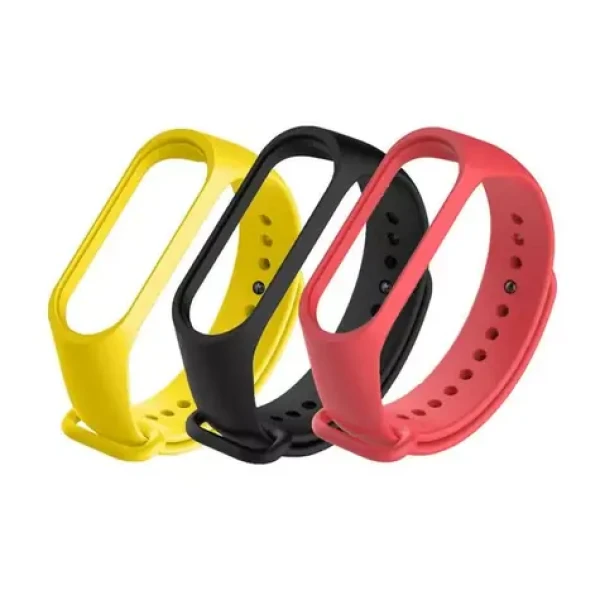 XIAOMI Mi Band Strap 34 čierna červená žltá (3ks) / Náhradné náramky pre XIAOMI Mi Band 34 (2926934117790)