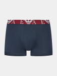 Pánske boxerky 3PACK 111357 3F715 13911 bielo-vínové-tm.modré - Emporio Armani M