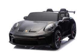 Mamido Mamido Elektrické autíčko Porsche 911 GT3 XXL | 24V14Ah | 12km/h | Nafukovacie kolesá | 2x320W | Pre 2 deti | Lakované čierne