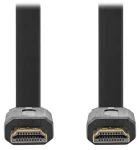 Nedis High Speed HDMI 2 m čierna / Kábel HDMI / 4K 30 Hz / Ethernet / pozlátené konektory / plochý / bulk (CVGL34100BK20)