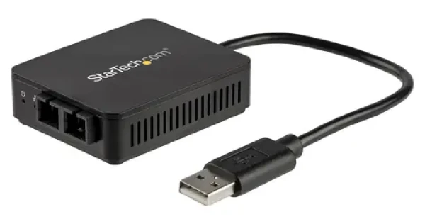 StarTech USB adaptér na optické vlákno 100 Mbps / Adaptér / USB 2.0 / 100BASE-FX SC Multimode Duplex (US100A20FXSC)