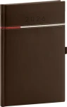 NOTIQUE Týždenný diár Tomy 2026, hnedo-červený, 15 x 21 cm (PGD-TA5TO-6566)
