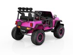 Mamido Mamido Elektrické autíčko Buggy BIG FOOT 4x4 ružové 24V | 800W | 60 kg | EVA | LED | 2,4 Ghz | ECO koža