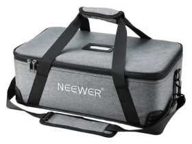 Neewer Fotobrašna šedá / Fotobrašna / oxford PVC / nastaviteľné penové prepážky / 49,5x29,5x16,5 cm (B0C8HWZB8F)