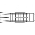 TOOLCRAFT hmoždinka 71 mm TO-5455104 25 ks; TO-5455104