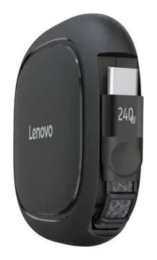 Lenovo 240W USB-C zaťahovací nabíjací kábel čierna / Kábel / USB-C / 240 W / 1,2 m (GX91V57058)