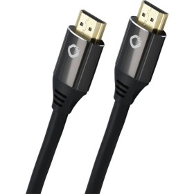 Oehlbach HDMI prepojovací kábel Zástrčka HDMI-A, Zástrčka HDMI-A 0.75 m čierna D1C92489 8K UHD, pozlátené kontakty HDMI kábel; D1C92489