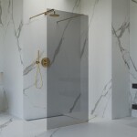 Sprchová zástena Walk-in 110 cm SAT vo farbe profilu zlatá SATBWI110KSZAVZ SATBWI110KSZAVZ