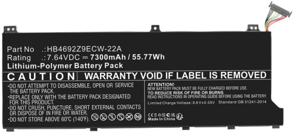 LMP Battery 55.77Wh Li-Polymer