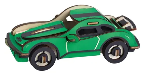 Woodcraft Drevené 3D puzzle Hurricane závodné auto