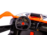 Mamido Mamido Elektrické autíčko Buggy Bumper 66 oranžové | 24V | 4x200W | EVA | LED | 2,4 Ghz | ECO koža