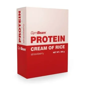 Proteínová ryžová kaša - GymBeam (jahoda, 360 g) (113383-2-360g-strawberry)