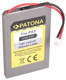 PATONA batéria pre hernú konzolu Sony PS3 / 650mAh / Li-lon / 3.7V (PT6508)
