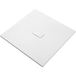 CERANO - Sprchová vanička štvorcová FlexiCut - SMC/minerálny kompozit - upraviteľná - biela matná - 100x100x3 CER-666055