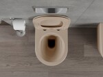 MEXEN - Lena Závesná WC misa vrátane sedátka s slow-slim, duroplast, cappuccino mat 30724064