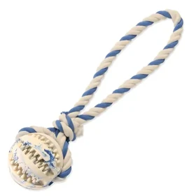 TRIXIE Preťahovacia lopta s pútkom / Bavlna, guma / Priemer 7 cm / Dĺžka 24 cm (G14-3299)