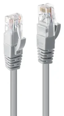 Lindy Cat6 U/UTP 10m šedá / Sieťový kábel / RJ-45 (48007)