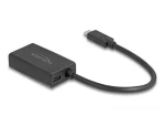 DeLock DisplayPort na USB-C čierna / Adaptér / DisplayPort 1.2 / 4K 60 Hz (61059)