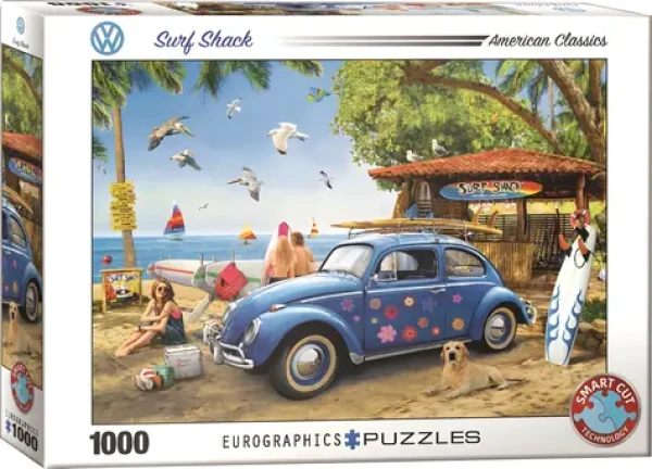 EUROGRAPHICS Puzzle VW Chrobák a surferi