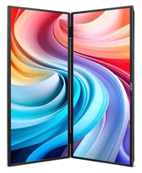 15,6" Acer PD163QT čierna / Prenosný monitor / IPS / FHD / 60Hz / dotykový / USB-C (UM.ZP3EE.011)
