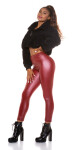 SexyFaux Leather Leggings !Thermo! brown Einheitsgroesse