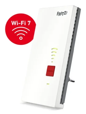 AVM FRITZ! Repeater 2700 biela (2ks) / Repeater / Wi-Fi 7 / 6500 Mbps / Mesh / LAN (20003142)