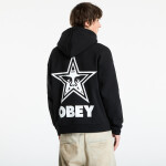 Mikina OBEY Bold Star Extra Heavy Hood Black XL
