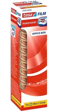 Tesa Office Box 57379 / Lepiaca páska / 66 m / 25 mm / transparentná / 6 ks (57379-00002-01)