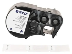 BRADY Samolamínovacie vinylové štítky / Štítky do tlačiarne / 19,05 x 38,1 mm / biele / 180 ks (M4-90-427)