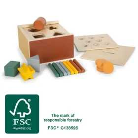 Small Foot Montessori multifunkčné vhadzovanie