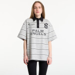 Tričko Palm Angels Palm Sport Stripes Polo S/S UNISEX Navy Blue/ White XL